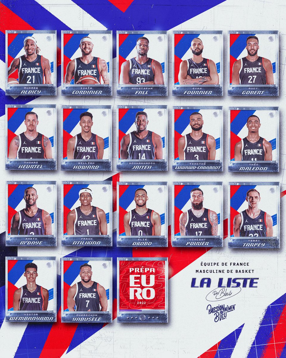 AravantinosDA's tweet photo. Victor Wembanyama is listed in France’s 17-man preliminary roster for the 2022 FIBA EuroBasket. https://t.co/ZCujbnK21S