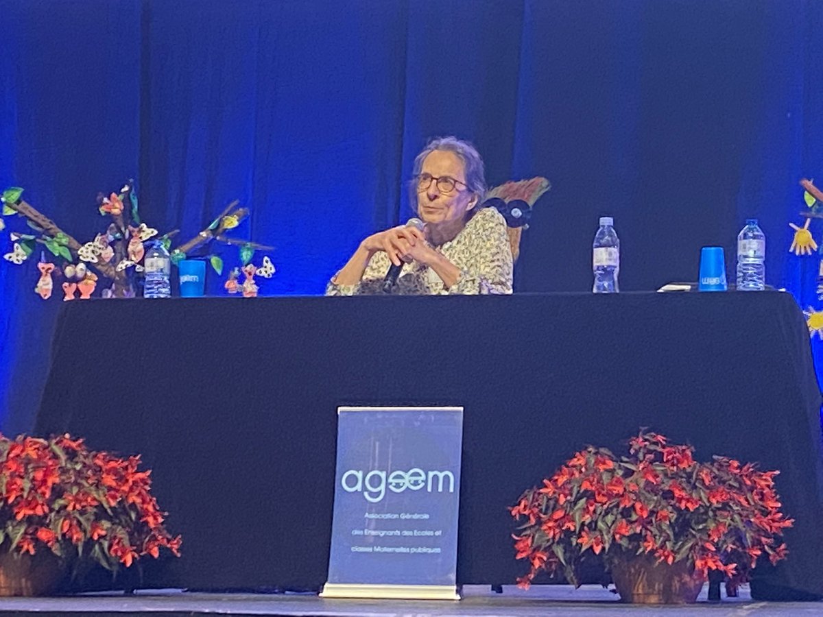 « Se préparer le mieux possible au CP ne veut pas dire anticiper les choses ». Viviane Bouysse- 95eme congrès Ageem à Boulazac