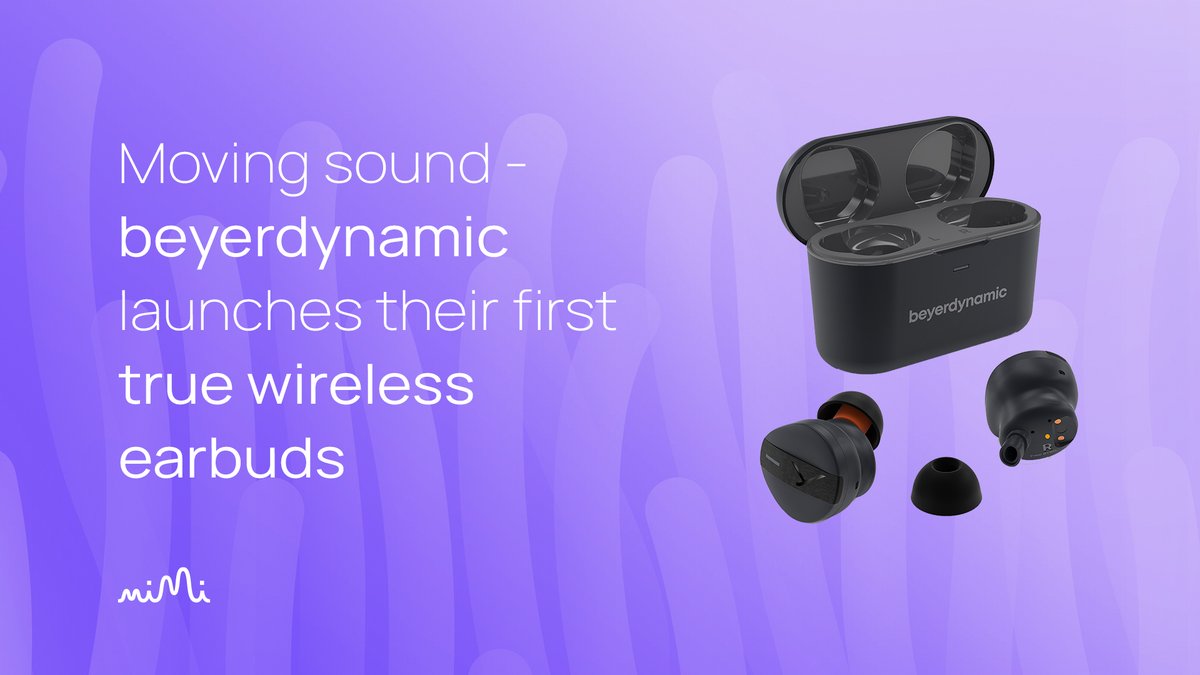 mimihearing's tweet photo. Say ‘Hi’ to the newest product from our partner @beyerdynamic - Free BYRD! Experience the best possible personalized sound with #FreeBYRD true wireless #earbuds. Read more on the Mimi #blog: https://t.co/sfgY0GjAwy
#HearingWellbeing #SoundPersonalization #MimiHearing https://t.co/tRF4mbgMXk