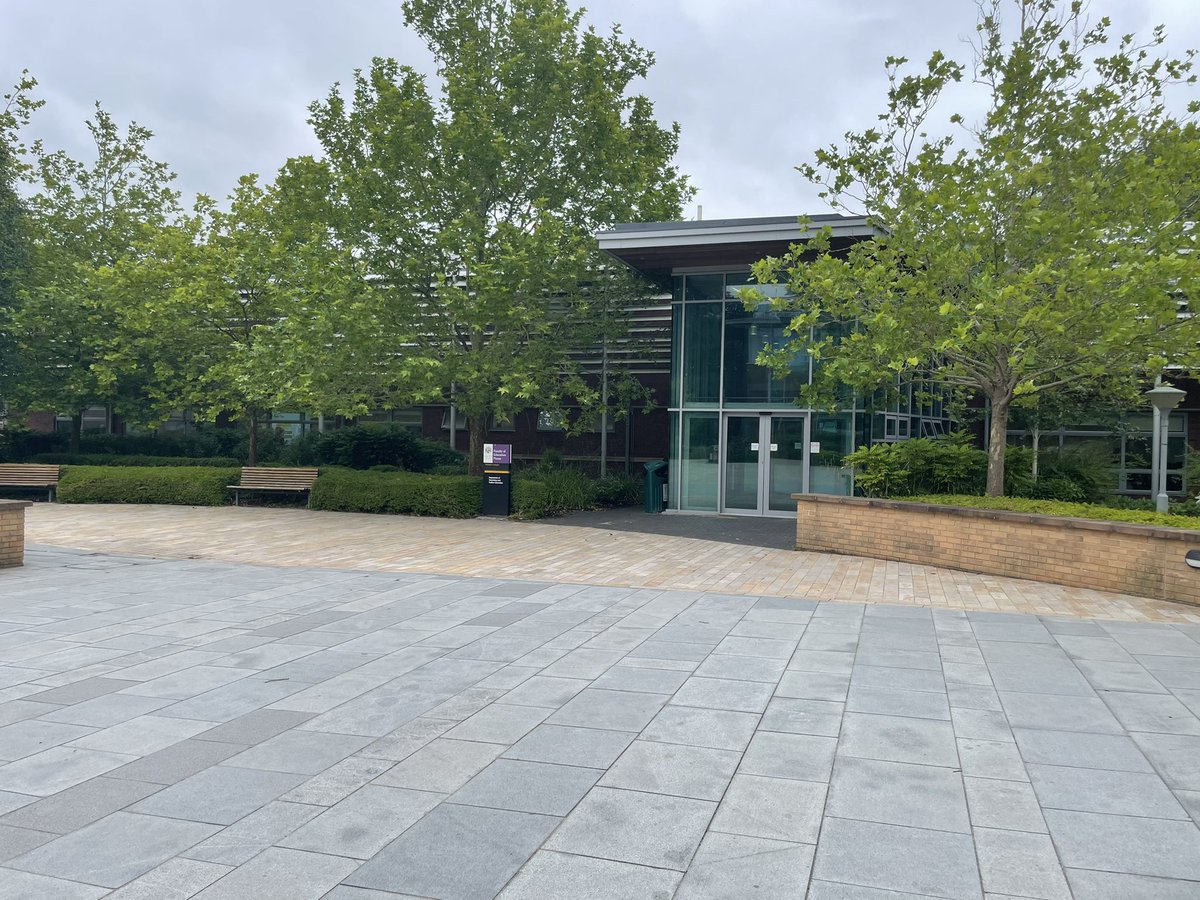 Miss_Barnett7's tweet photo. Just been on a tour of the campus, it’s wicked and the students are very impressed! This is the Faculty of Education building where we are based today #EdgeHillMathsComp https://t.co/dSCHVAYfBy