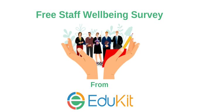 We’re offering a free staff wellbeing survey to schools. Sign up and run a survey before the summer holidays and we’ll offer it again for free in the Autumn term.

Available to complete until 20/7. You will get a pdf report of the answers received.

edukit.org.uk/staffwb?SQF_CA…