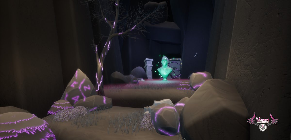 VanaTheGame's tweet photo. While making your way through the corrupted forest, you stumble upon a glowing statue emanating a strong magical aura. What could it be?
#VanaTheGame 

@BuasGames

 #UnrealEngine #UE4 #gamedev #indiegame #IndieGameDev  #art #3D https://t.co/g7LW7OJXl0