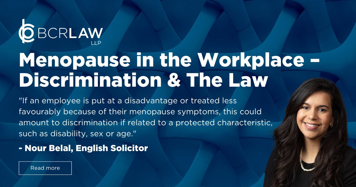 Are you managing the effects of #menopause in the workplace? If you want to discuss menopause, fertility and miscarriage policies and how you can implement these, get in touch: bit.ly/3uu0HGM