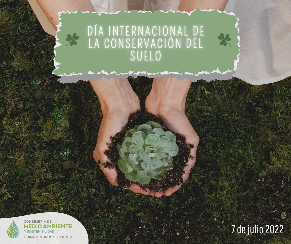 DÍA INTERNACIONAL DE LA CONSERVACIÓN DEL SUELO

Con esta celebración, se tiene el objetivo de hacer un llamamiento y concienciar a la ciudadanía de la gran importancia del suelo y los beneficios que conlleva  su uso adecuado y su protección.