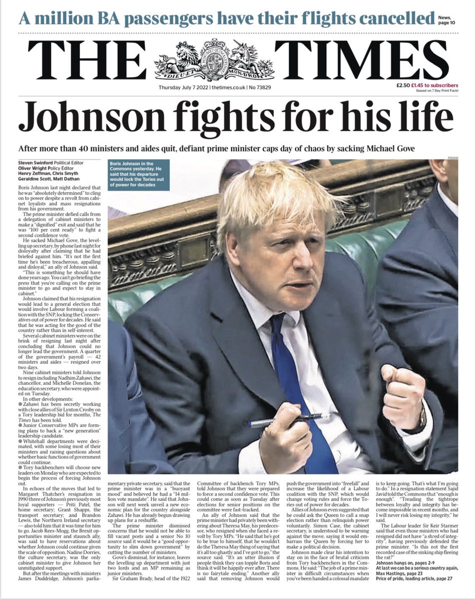 They've said it out loud again.

What the Tories fear most: a coalition of parties "which would change voting rules and force the Tories out of power for decades".

The next Labour Govt must introduce PR &amp; initiate constitutional renewal to end rule by the few once and for all.