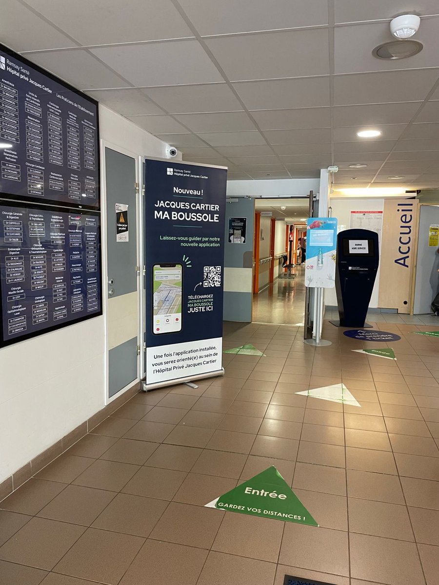 COGISNETWORKS's tweet photo. Nouveauté, l'Hôpital Jacques Cartier du Groupe @RamsaySante contrôle son parcours patient et fluidifie ses flux en temps réel grâce à #COZII, notre solution de #géolocalisation et guidage indoor⌚ 

En savoir + sur COZII 👉 https://t.co/yiFwXyEP3Z 

#ramsaysante #santé https://t.co/MIpepqfR6h