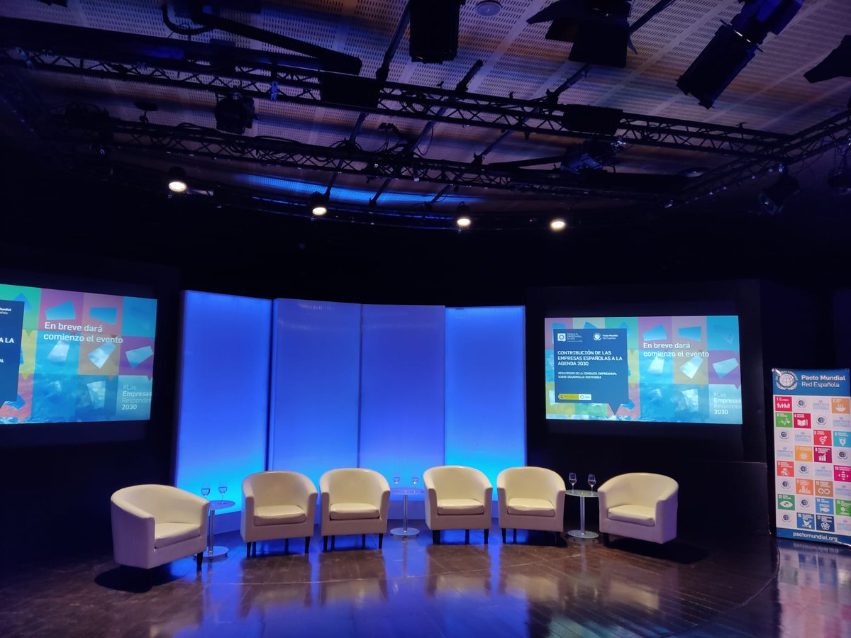 PactoMundial's tweet photo. 🔴 Comenzamos la presentación de los resultados de nuestra Consulta empresarial sobre desarrollo sostenible, en la que expondremos cómo las empresas de nuestro país están trabajando los #ODS.
👉Síguela en directo en Youtube: https://t.co/USNLg20eXm
#LasEmpresasResponden2030 https://t.co/CMiz3Ygjlu
