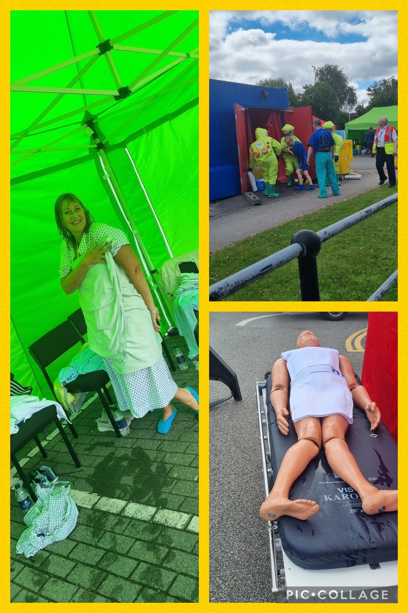 netty_lynette's tweet photo. All happening today @OldhamCO_NHS Operation Mitchell ⚠️☣️ our lovely volunteers going through the motions well done everyone 👍 @NCA_Volunteers @sgfurlong @gillarm https://t.co/zCMtxd5G1o