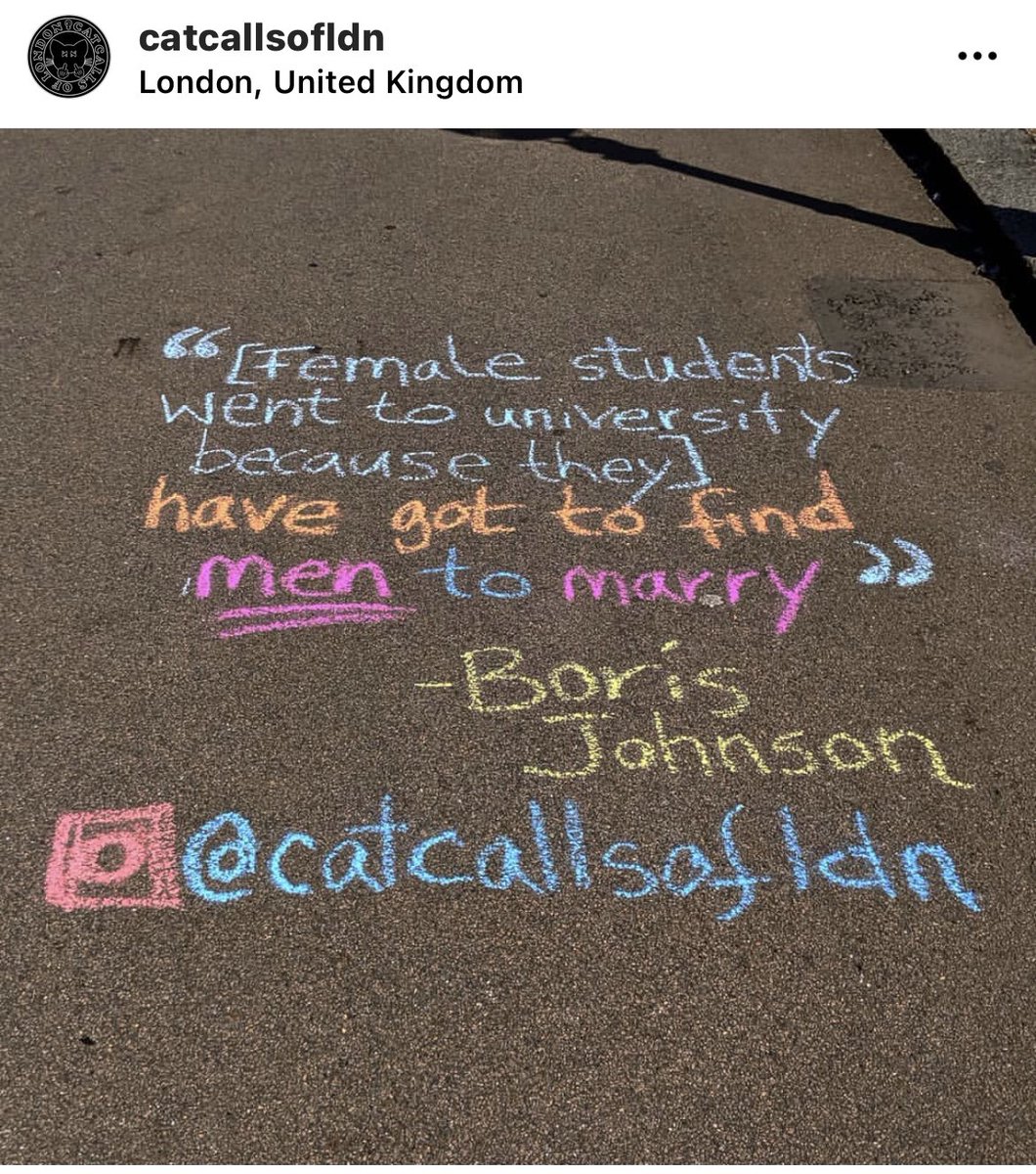 catcallsofldn's tweet image. Just a reminder that while Tory MP’s may be making a stand now, they knew exactly who Boris Johnson was when they were publicly backing their “friend” over and over again through every scandal. Remember it was too little too late when the next voting opportunity comes around.