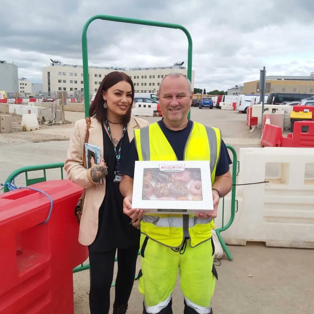A great day on site yesterday delivering Doughnut shaped gifts to a new client and discussing exciting plans for the future!