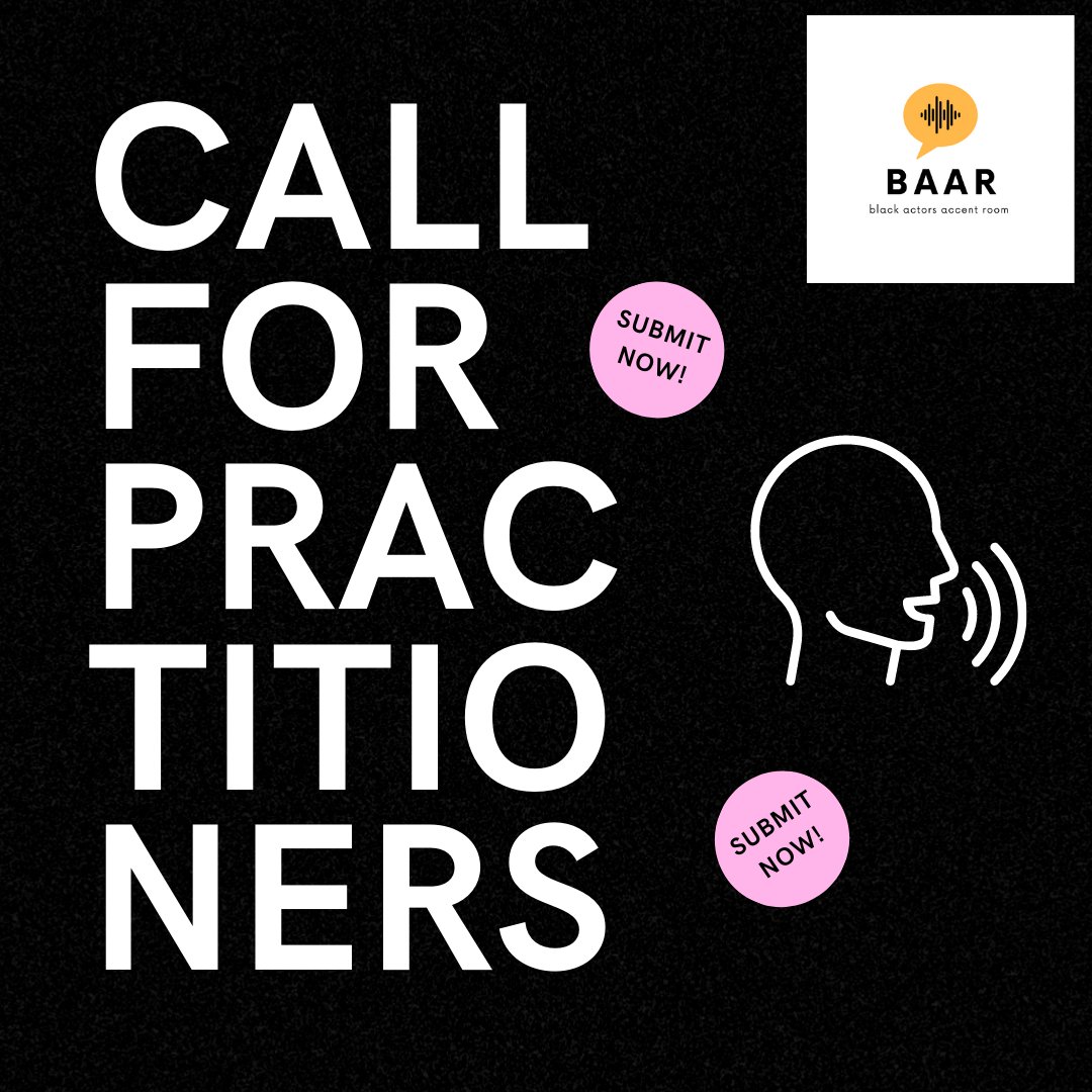 BAAccentRoom's tweet photo. 📢 Calling all VO Artists and Accent Coaches of the global majority. We are currently seeking practitioners of colour to run one off work shops. Please get in touch with us at: Blackactorsaccentroom@gmail.com

#accentcoach #voiceover #voiceactor #blackactorsaccentroom https://t.co/tt5IBCUXdA
