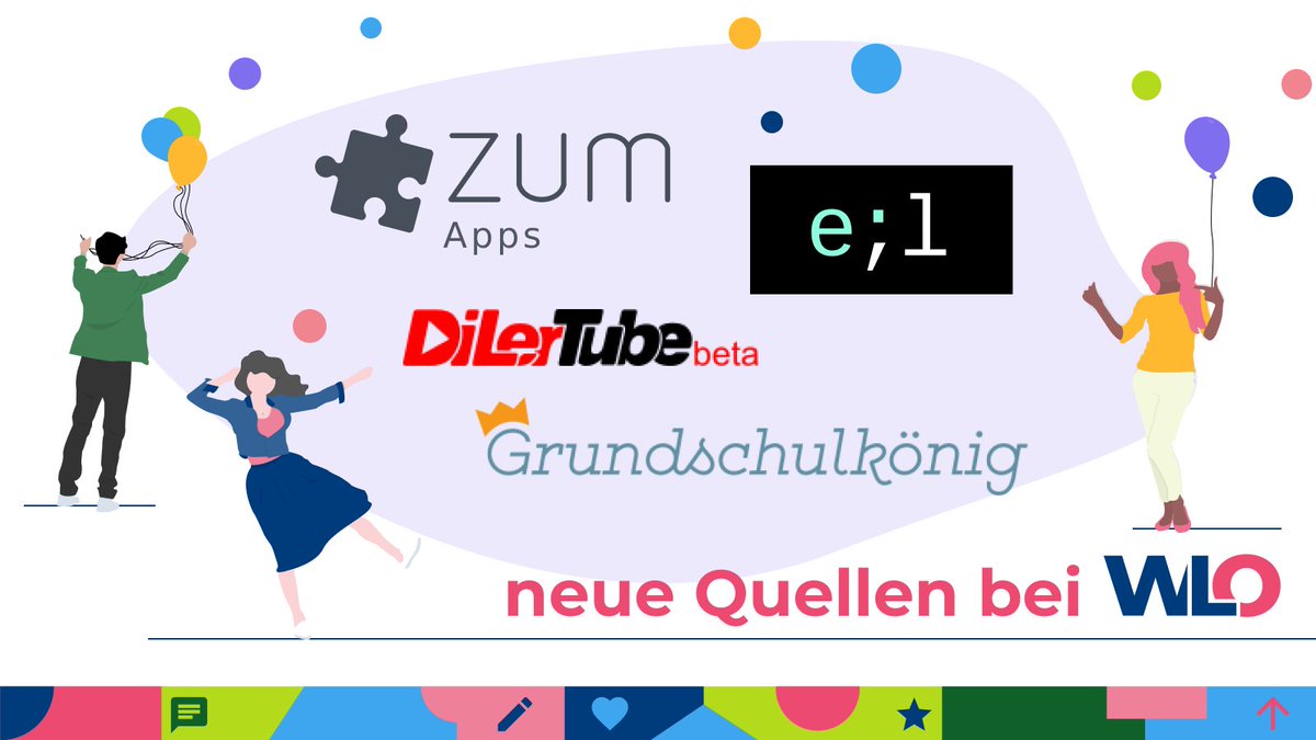 wirlernenonline's tweet photo. Unser Maschinenraum war fleißig und hat für euch neue #Quellen erschlossen! Die kostenfreien Inhalte von #Grundschulkönig, #DiLerTube, @edulabsDE, @ZUMApps Mathe und Physik können jetzt in unserer Suche und in Fachportalen gefunden werden🥳.

#Unterrichtsmaterialien #wlo #twlz https://t.co/n1NGZSR9e5
