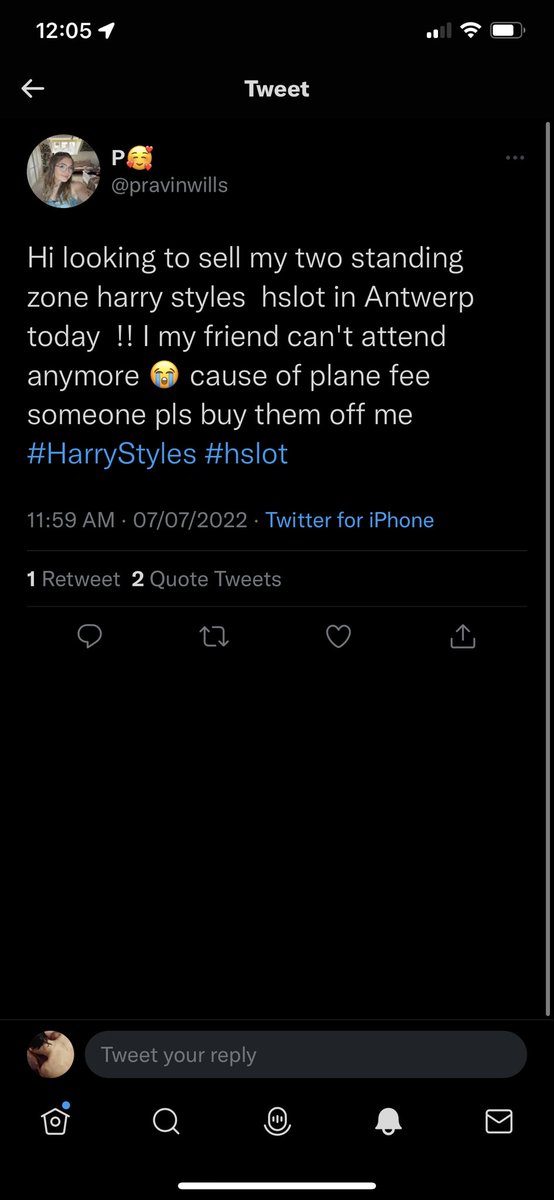 alinebeniest's tweet photo. SCAM! #harrystylesantwerp https://t.co/3Y3uBGRoNL