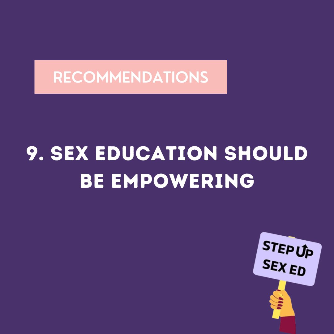 StepUpSexEd's tweet photo. 9. Sex Education should be empowering https://t.co/nHoeETAZj3