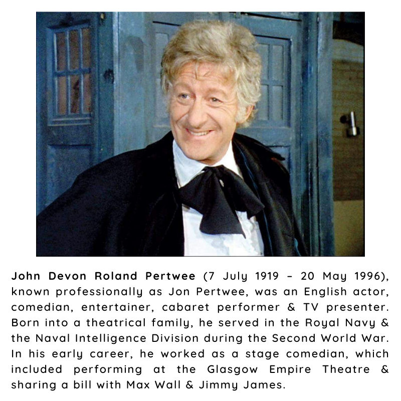 BritishHistorym's tweet photo. #otd 7 July 1919 – Jon Pertwee, English actor was born (d. 1996)
#johnpertwee https://t.co/RK2u9h4P7v