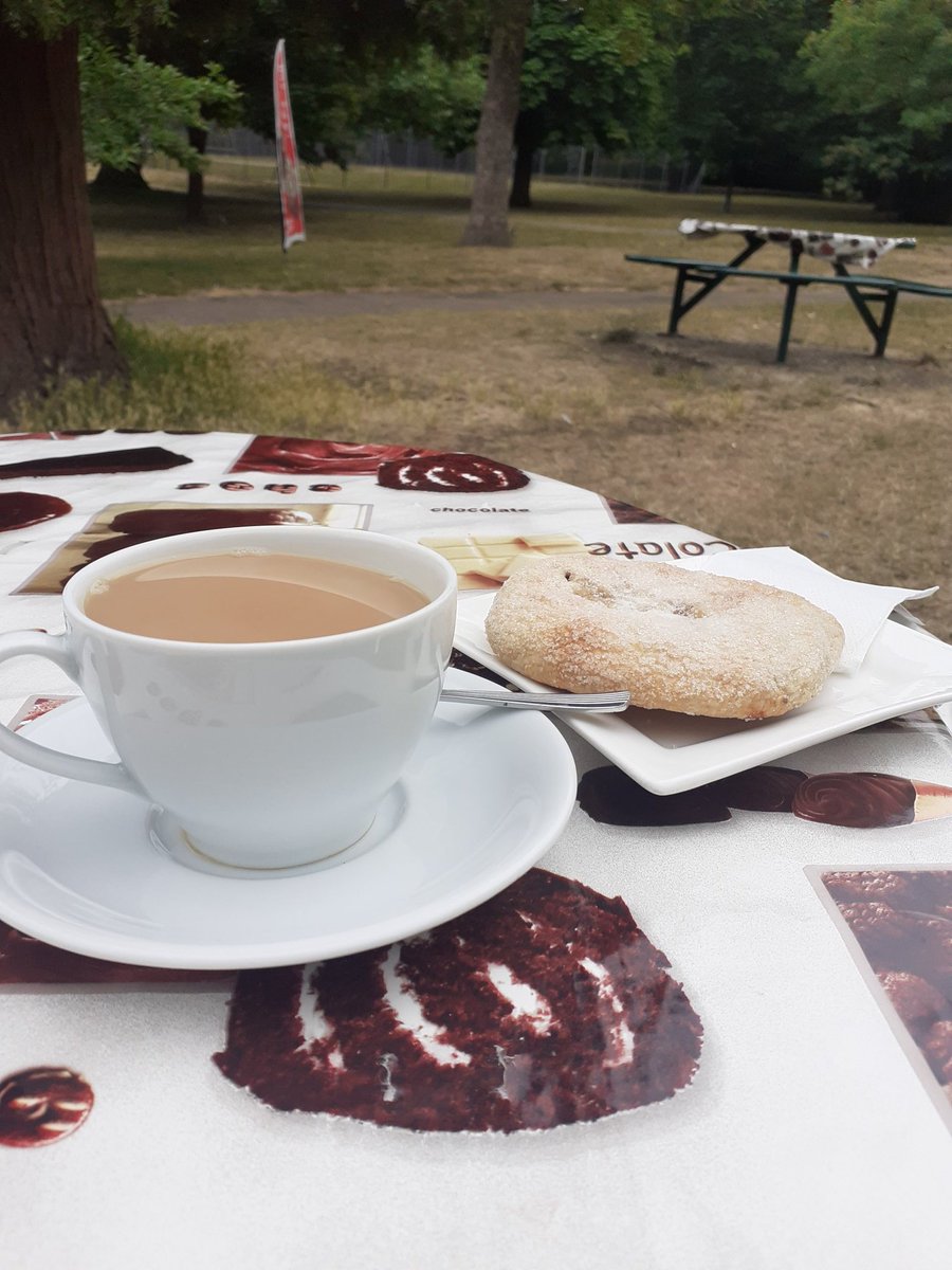 TowerTeas's tweet photo. Well after all that this morning , it's time for a nice cup of #Tea and #ecclescake @TowerTeas https://t.co/0R3njtDAZr