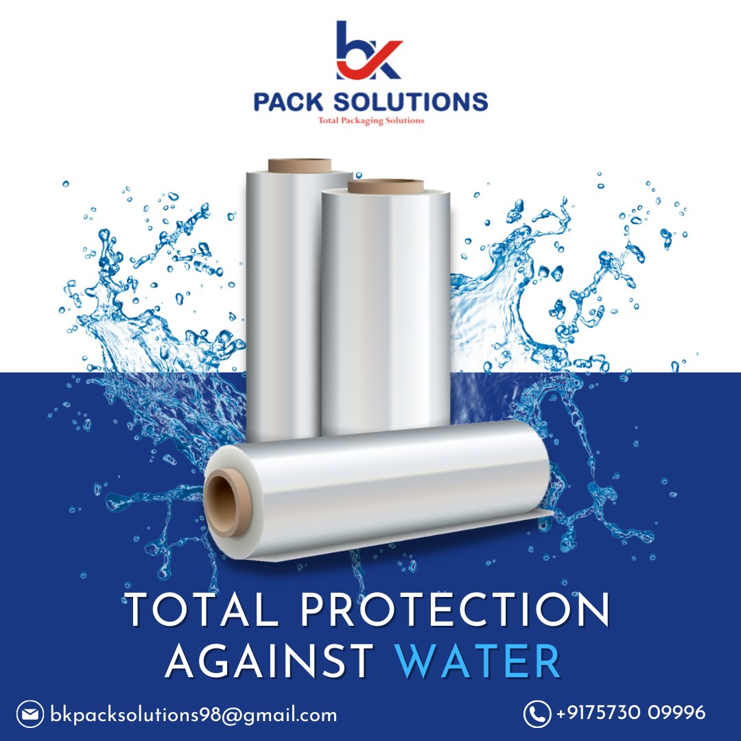 BKPackSolutions's tweet photo. Our High quality Stretch Rolls comes with features like Water Resistance and Moisture Resistance that provides your product a Total Protection against Water Damages.
Give us Call on +91-7573009996
Mail us on: bkpacksolutions98@gmail.com
.
.
.
#stretchroll #stretchfilm https://t.co/28ZaUzL2Zd