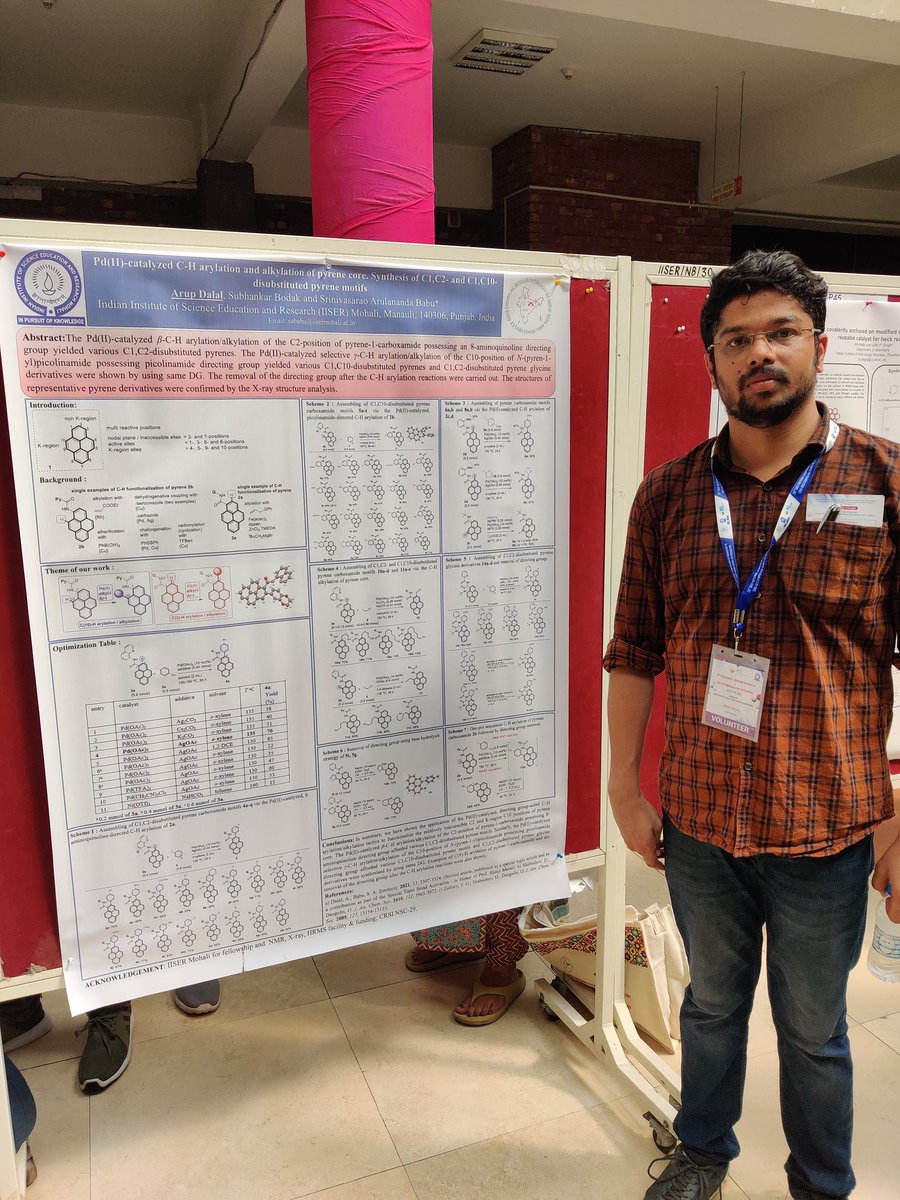 After pandemic a great interactive symposium happening at IISER MOHALI
HAPPY TO PRESENT POSTER AT👍 #CRSI_NSC 

<a href="/AmerChemSociety/">American Chemical Society</a>