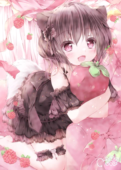 明日の新作は凛咲ちゃん🎀🍓 