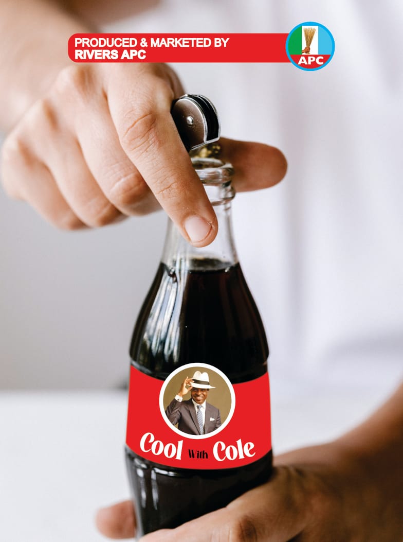 MikeMonday17's tweet image. COOL WITH COLE...!!
 
An international product yet at home in Rivers State!

CHOOSE ONE: It's either COLE or COLE. Simply cool the tension with this drink.