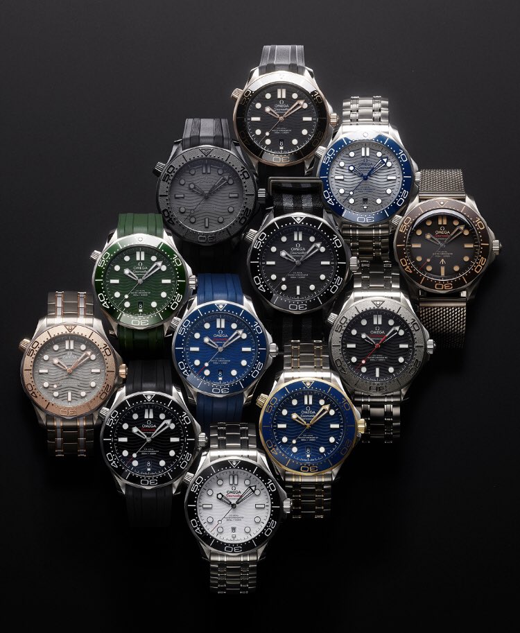 ArtOfTime_India's tweet photo. One Collection. Many Styles.

Explore the unique bezel variations of the Seamaster Diver 300M. From ceramic to gold, and stainless steel to Liquidmetal™, this emblematic piece comes in many different forms.
#artoftime #artoftimeindia #omega #horology #watch #luxurywatch https://t.co/WG3wcUn4kI