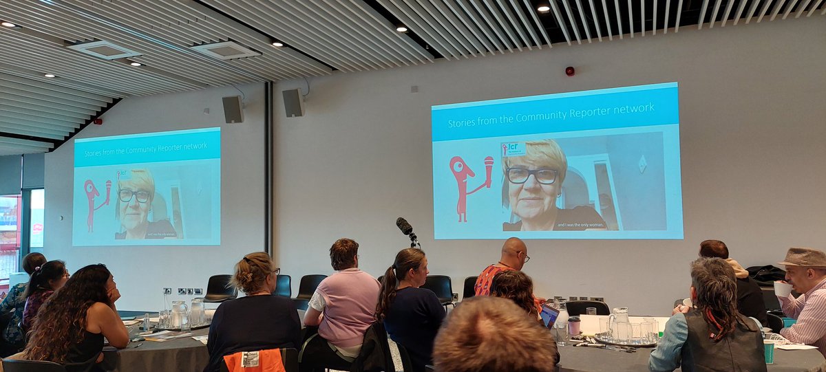 CatDRees's tweet photo. Great start to #ICRCon2022 hearing some of the 100s of voices that have been captured over the last year.

@peoplesvoice 
@commreporter 
#CoProWeek https://t.co/UIRFmBI5gu