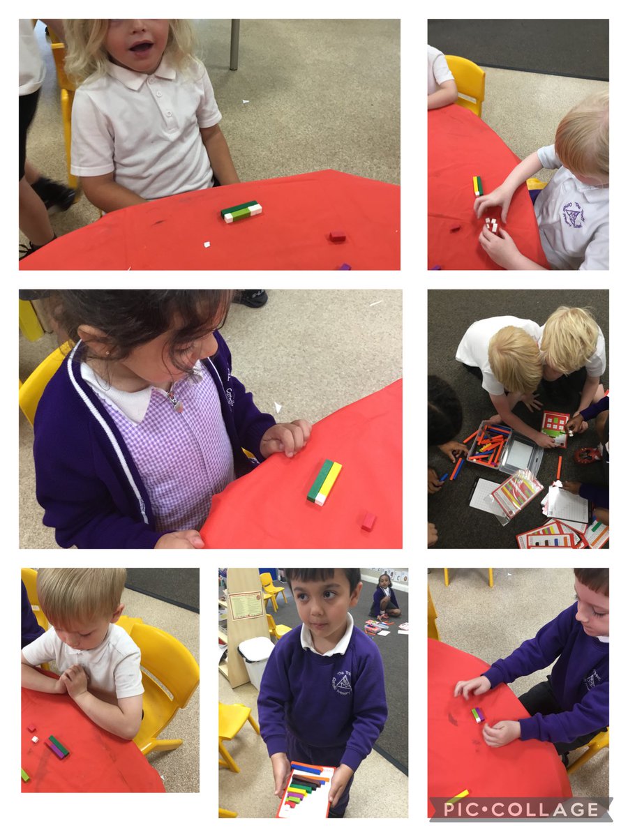 TheTrinityL5's tweet photo. Reception using cuisenaire rods to make 6 #numberfun #trinitymaths https://t.co/NyXB6KVUnO