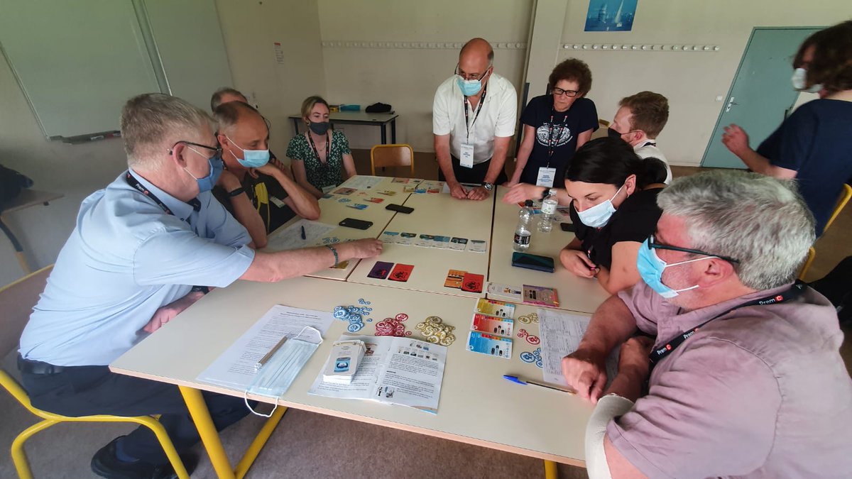 HerschelMargaux's tweet photo. In the #DiadESproject @AtlanticArea we created a serious game to discuss diadromous fish management facing global change : DiadESland ! 
 Participants of the #DiadromousConference2022 got to discover this tool. Who said serious games could not je fun? 🐟🌍 https://t.co/ZdON5UW41w