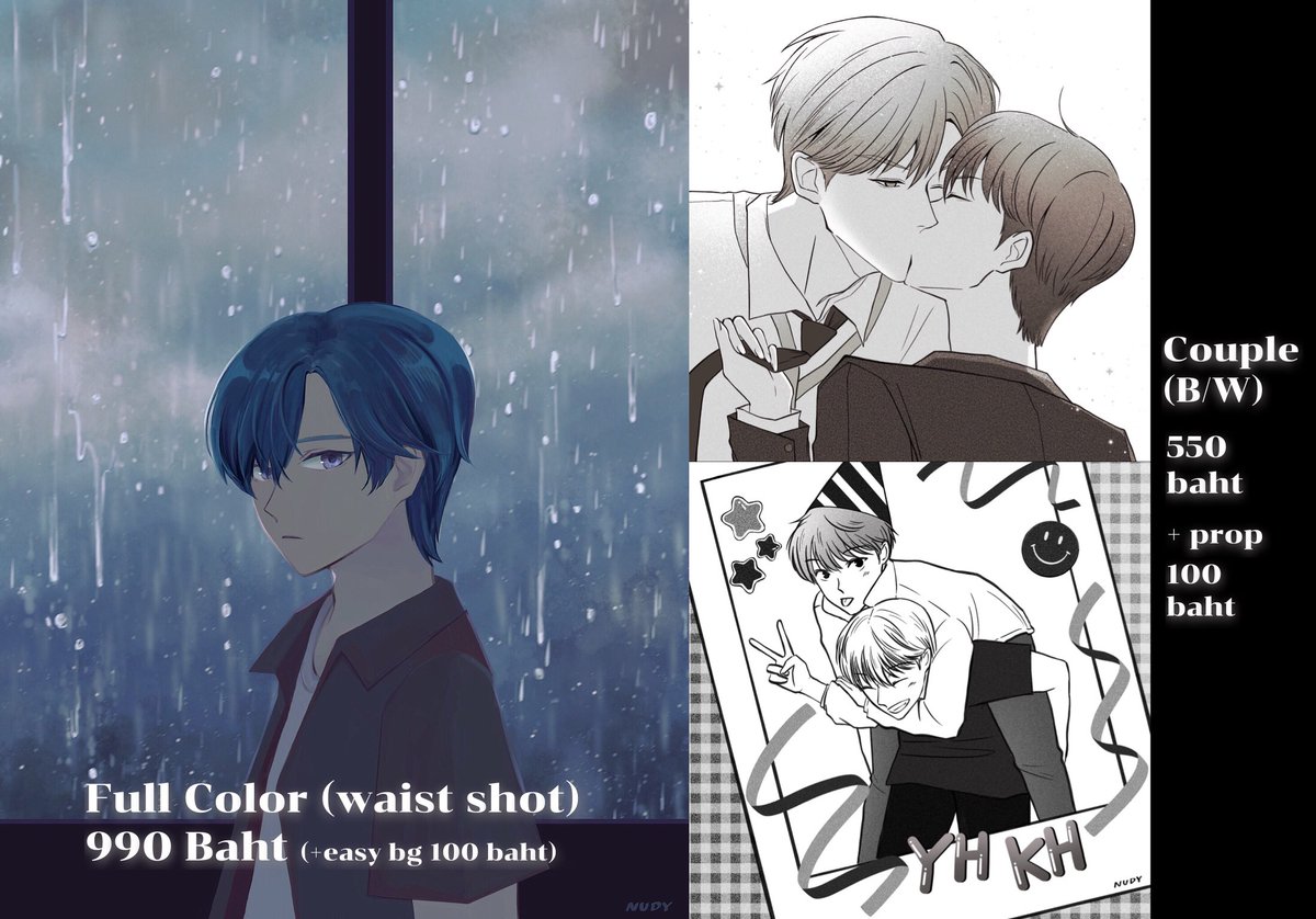 🌟 เปิดคอมมิชลายเส้นมังงะค่ะ 🌟

ระยะเวลาทำเฉลี่ยต่อรูป : 1~2 วัน
ติดต่อ ถามรายละเอียด DM มาได้เลยค่ะ 🌷

#commissionsopen #commissionTH #คอมมิชชั่น