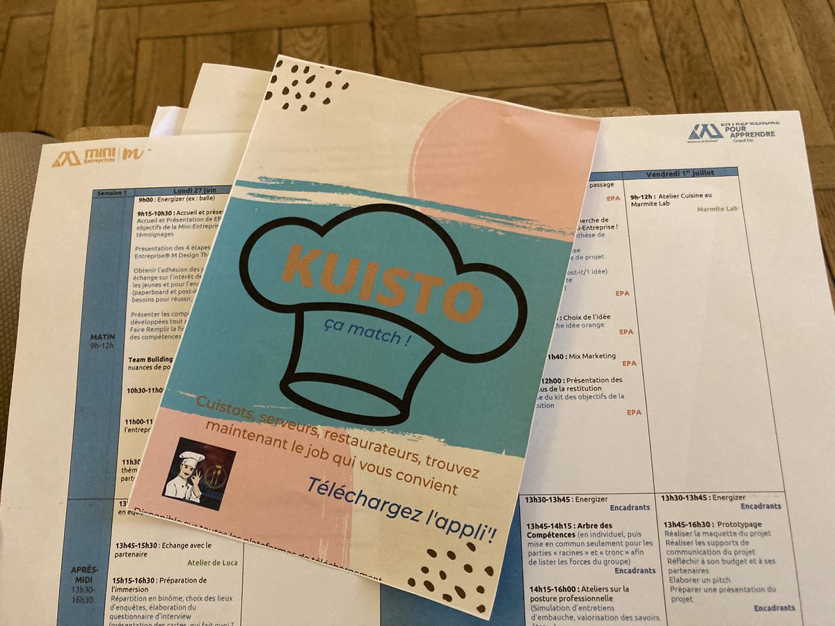Axel_Thouvenin's tweet photo. Jury de clôture de la Mini Entreprise sur le thème de la restauration avec les jeunes de @MLReims et #E2C #Reims accueilli à l’hôtel de ville. Des idées intéressantes proposées pour attirer les publics vers ces métiers qui recrutent. 👏 aux 2 groupes pour leur engagement. https://t.co/htdpFpko1o