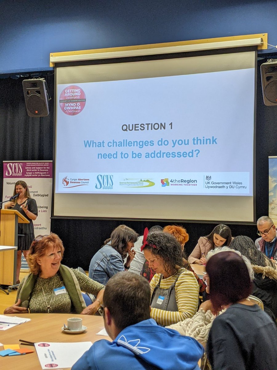 The morning is off to a flying start! 
Such wonderful discussions and thoughts have already been shared at our #gettingaround event with <a href="/SwanseaCVS/">SwanseaCVS</a> and #SwanseaEnvironmentalForum.