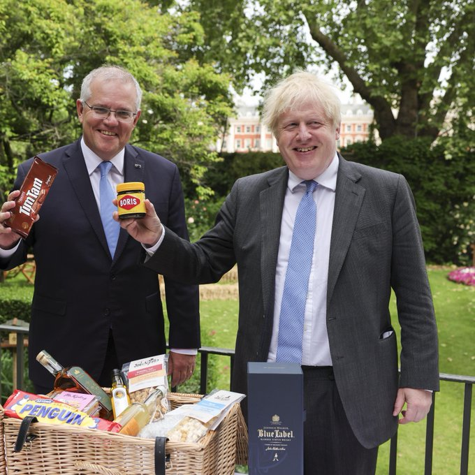 JJKALE2's tweet photo. There is more to being a prime minister than swapping Tim Tams for Marmite.
#Bointy #BorisJohnson https://t.co/KnkolH2cj6