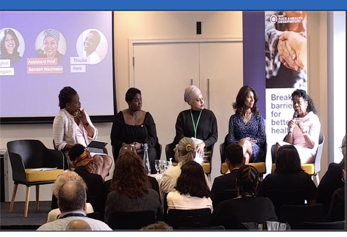 This is the first time in my life I’ve ever seen an NHS Maternity panel that looks like this… that looks like me!

Powerful. 

<a href="/NHS_RHO/">NHS Race & Health Observatory</a>  #RHOConf22