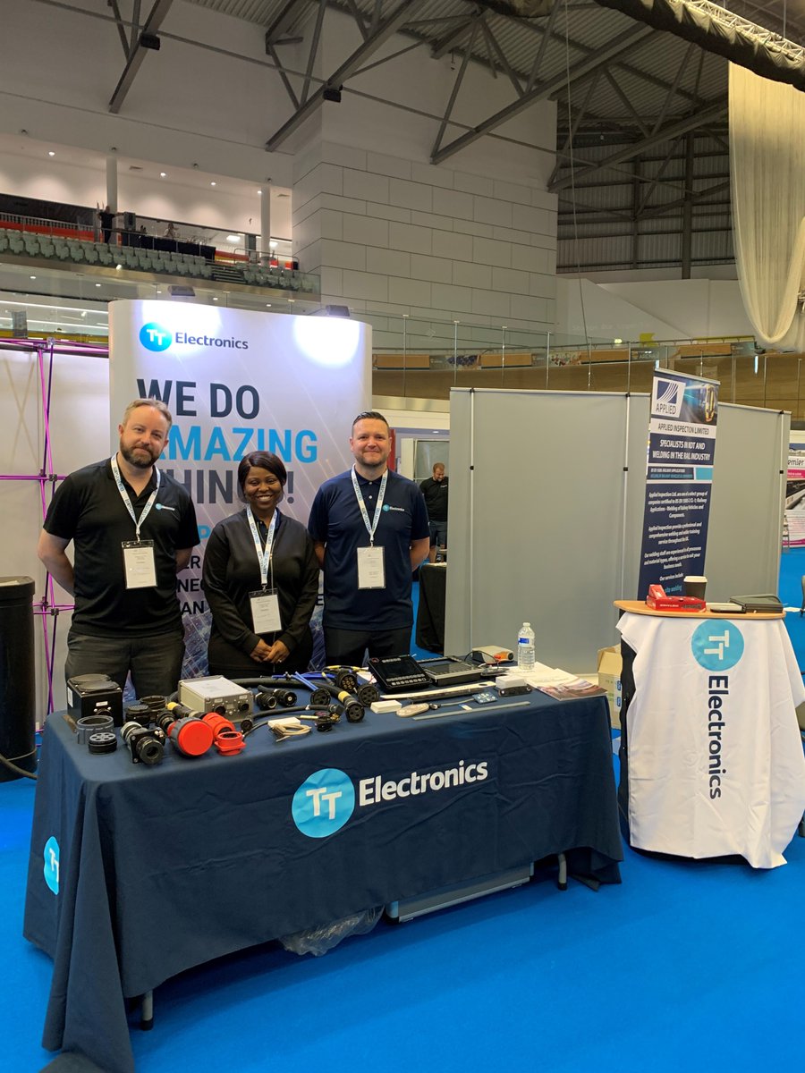 TTElectronics's tweet photo. TT ARE AT ROLLING STOCK!
Come along and say hi, we’re at booth #F5!
Not there? Just reach out to our team here and start the conversation today:
https://t.co/vVbOe2xHpp
#RSN #TTElectronics #Connectors https://t.co/NMSHNQZeYp