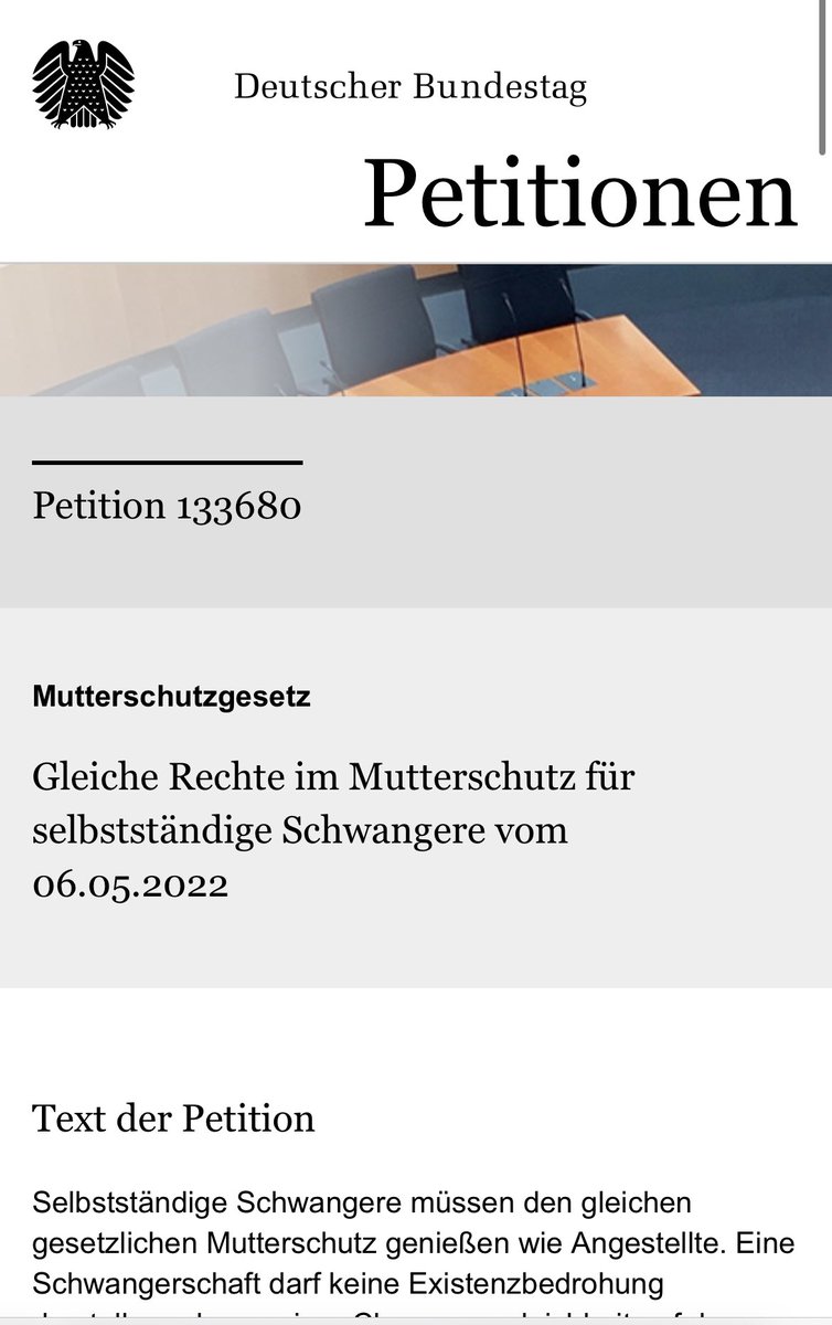 Diese Petition hat erst knapp 3.000 Mitzeichnende und nur noch 5 Tgae Zeit die 50.000 zu erreichen. Bitte unterschreiben und teilen! @KathaSchulze @janinakugel @schwarzblond @teresabuecker @zehnbar 
✍🏻 epetitionen.bundestag.de/content/petiti…