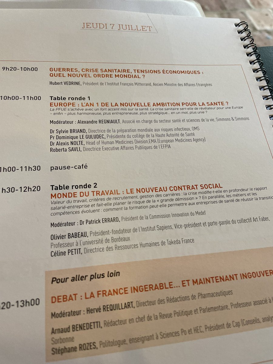 robertasavli's tweet photo. Amazing place to discuss the future of health in Europe with @EMA_News @HAS_sante &amp; @WHO, 2022, l’an 1 de la nouvelle ambition pour la santé? https://t.co/II9AqjIESU