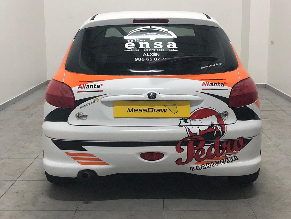 mess_draw's tweet photo. Ya lo habréis visto, pero no está de más recordarlo 😏
 
Iago Gayoso nos trajo su nueva montura, el Peugeot 206 xs, y tocó ponerlo bonito para el rally Sur do Condado. No lo pierdas de vista! 😎
 
#MessDraw #Diseño #Design #Vinilo #Vinyl #livery #livrea #rally #PeugeotSport https://t.co/k7ADMHHu8J