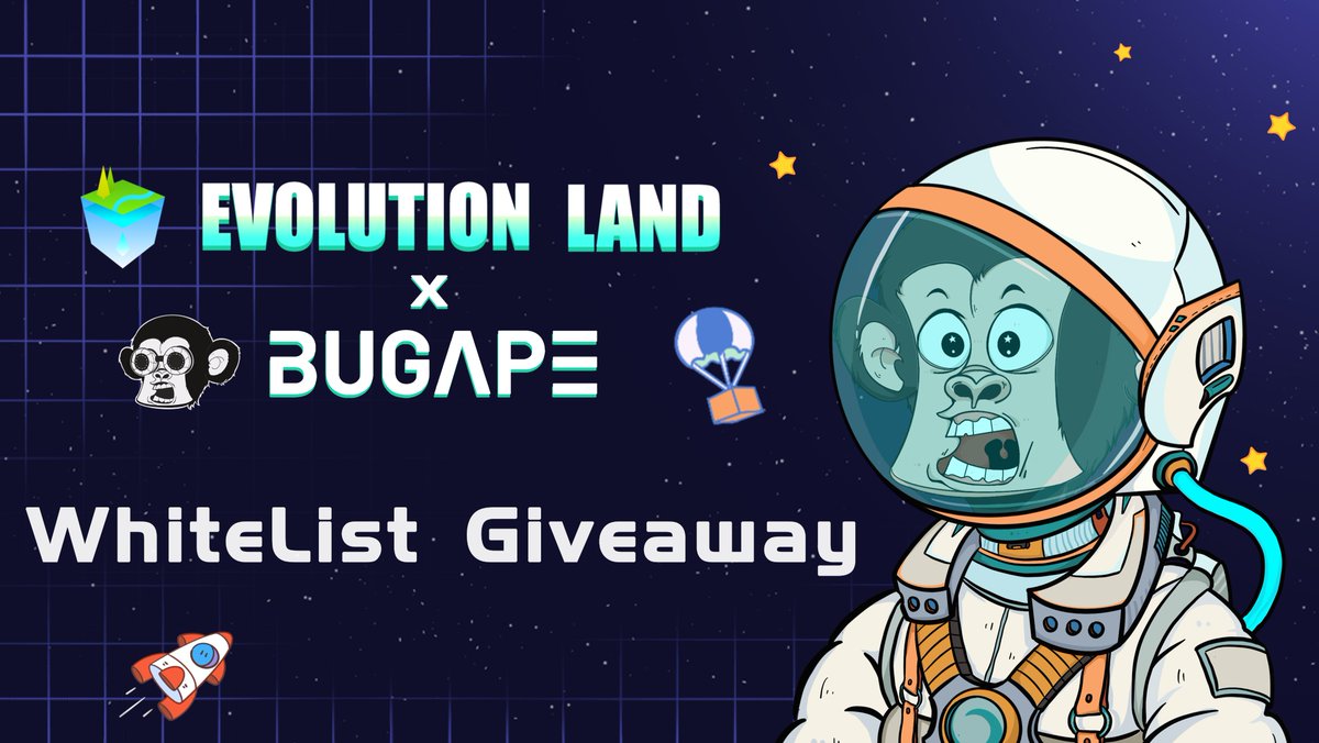 Evolution_Land's tweet photo. ๐ @Evolution_Land x BugApes WL GIVEAWAY๐
10x WL Spots for
@BugApes
To Enter:
1๏ธโฃ Follow
@Evolution_Land
&
@BugApes
2๏ธโฃ Like + RT
3๏ธโฃ Tag 3 Friends
๐ 48 hours ๐
#NFTs #Whitelist #NFTGiveaways #BugApes https://t.co/utkIjaNbna