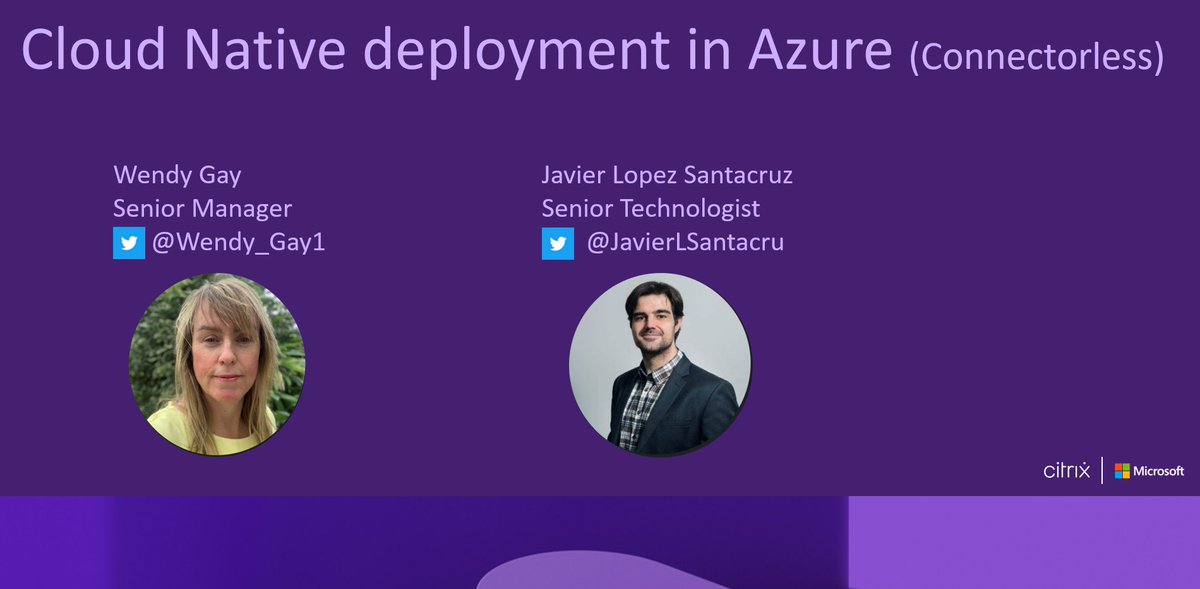 Really looking forward to presenting with <a href="/Wendy_Gay1/">wendy</a>  at Citrix User Group Community (CUGC) in Ireland <a href="/iecitrixug/">Irish Citrix UG</a>:

Cloud-native deployments on Azure (Conectorless with pure Azure Active Directory) ;-)