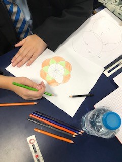 BcTeaching's tweet photo. Wonderful creative work taking place in Maths, where are year 9 students engaged Loci construction. https://t.co/pVdIfUP3xe