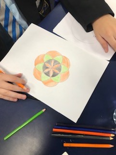 BcTeaching's tweet photo. Wonderful creative work taking place in Maths, where are year 9 students engaged Loci construction. https://t.co/pVdIfUP3xe