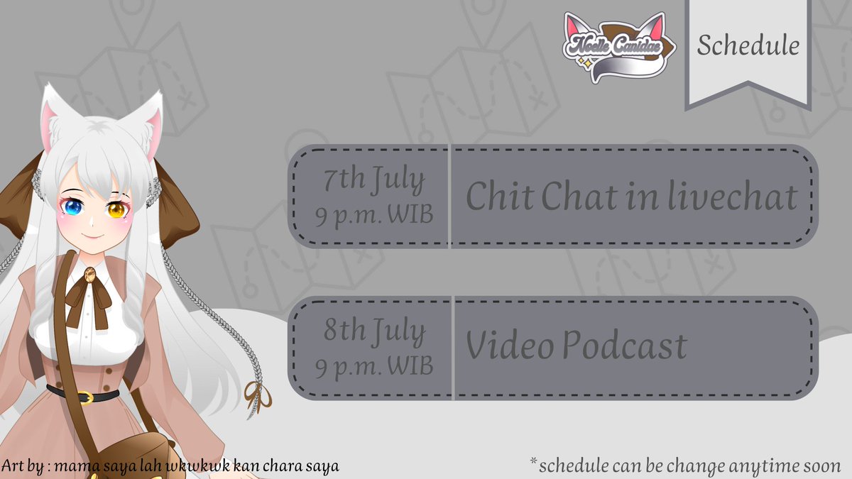 NoelleCanidae's tweet photo. My schedule for this week 🧐🧐🧐
dont forget to noted it 📝📝📝

Hastags :
General : #noellecanidae
Stream : #noelive
Clip : #noeclip
Fanart : #oelart 
Memes : #noemes
Sing : #noetau
NFSW : #noelust 
FN : #makiddos https://t.co/gqw6EAFaIp
