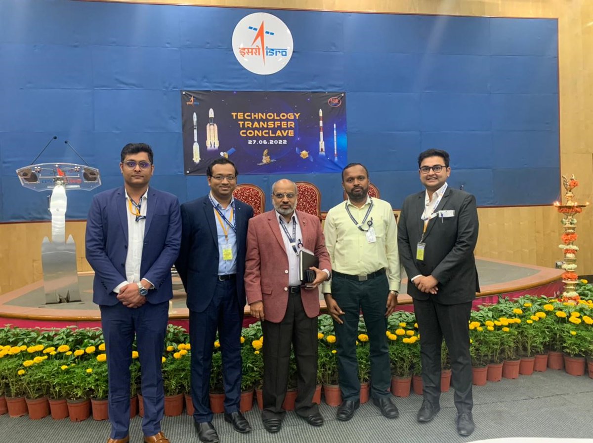 agnii_goi's tweet photo. The @agnii_goi team attended the @isro Technology Transfer Conclave, where they interacted with various stakeholders from the space sector &amp; scientists from ISRO Research Centers. The conclave focused on building stronger partnerships and bringing lab innovations to the market. https://t.co/4pZoIKkOJm