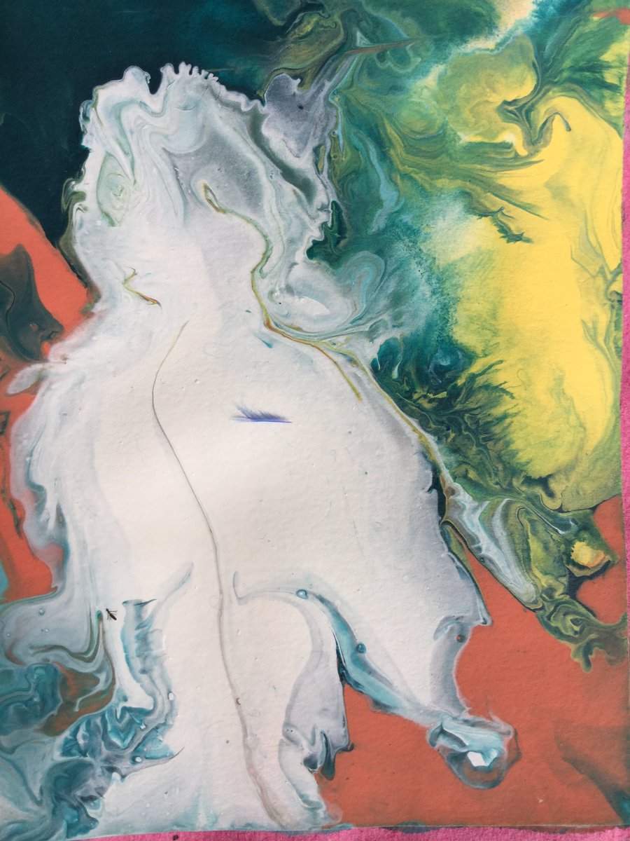 CarrdusArt's tweet photo. Our year 6 visual medicine art work - paint pouring #suzettecough #visual medicine #acrylic https://t.co/Kdf9W6ONOK