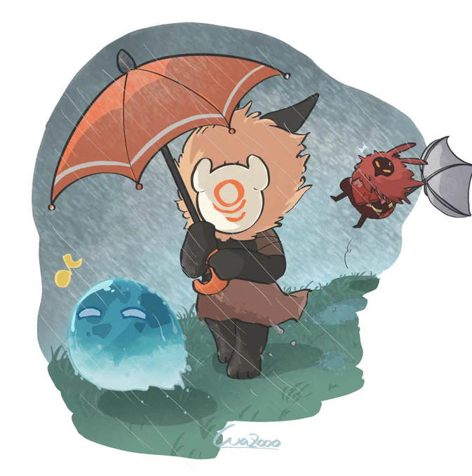 ☔️☔️☔️☔️꒰'・ω・`꒱

#原神  #ヒルチャール 