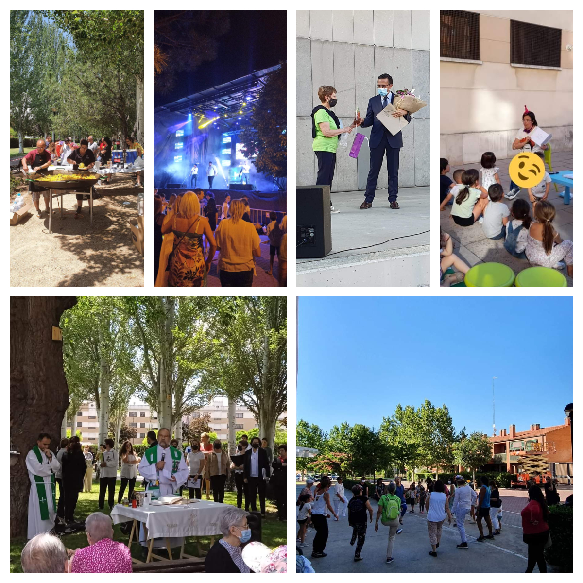 AVParqueAlameda's tweet photo. Inauguramos Twitter con nuestras #fiestasbarrio 🎉
Misa Campaña, pregonero y vecino @JBurrieza, hinchables, actividades infantiles, fiesta espuma, tango, gimnasia rítmica, disco ...
Asistencia de autoridades @AyuntamientoVLL, Asociaciones Vecinales, vecinos, colaboradores 😊 https://t.co/i6H3nsrEmm