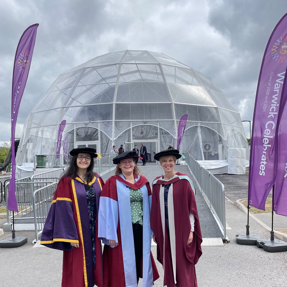 All gowned up and ready to go! 🤩 <a href="/MartaG_tweets/">Marta Guerriero</a> @S_Panichelli <a href="/MajessticallyS/">Jess Savage</a>