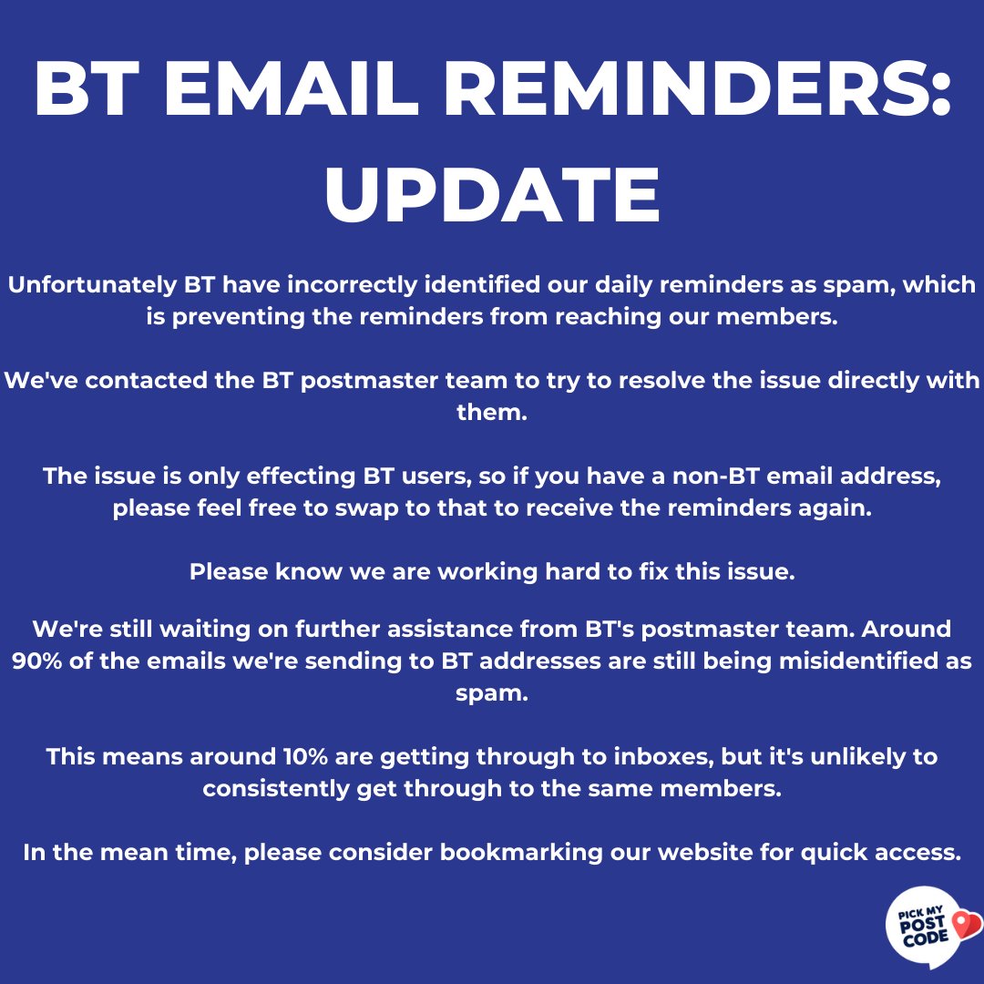 Pick My Postcode tweet media