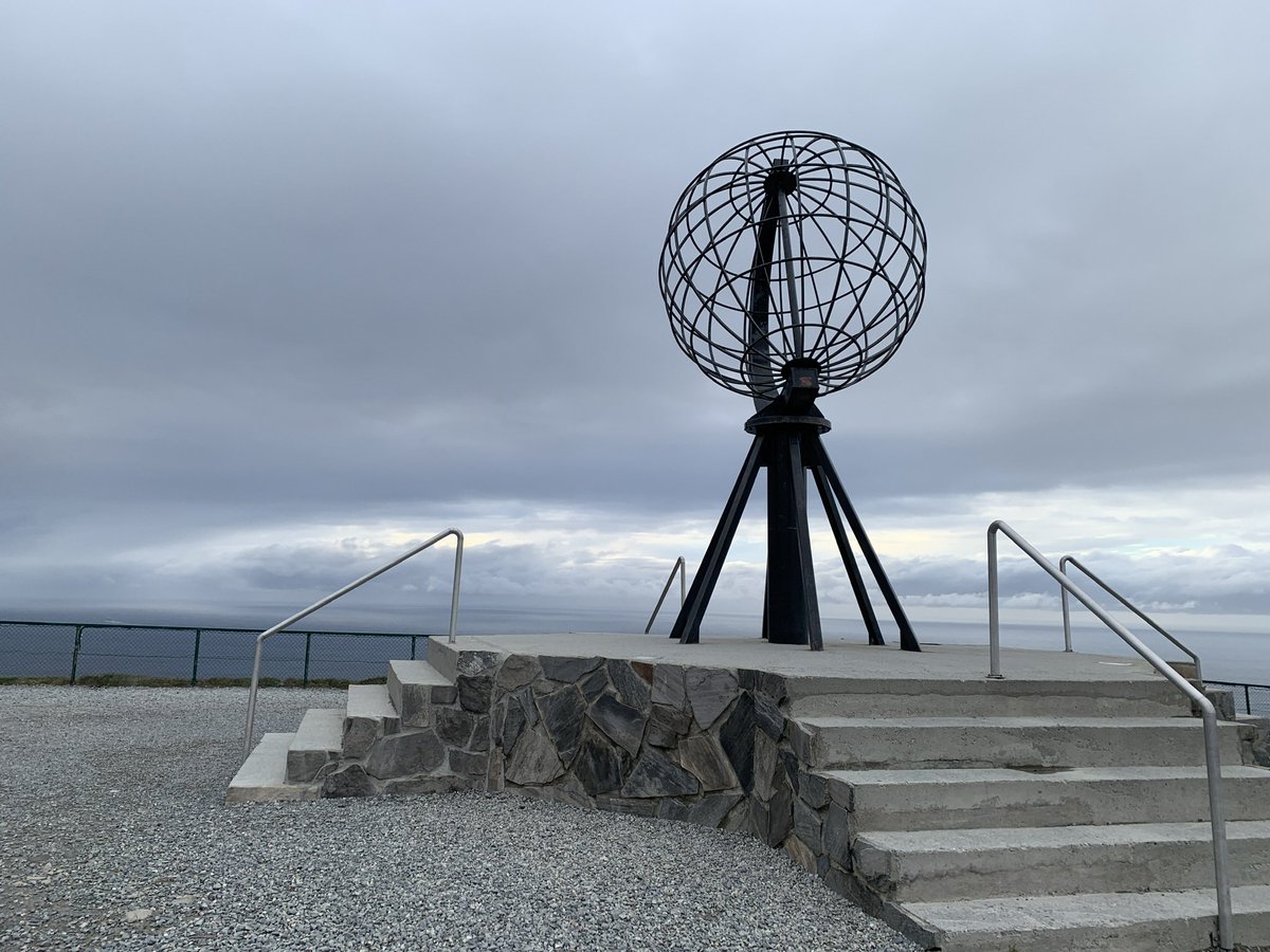 waqas70N's tweet photo. #nordkapp #north at world end, northern most point in the world. #Norway #nature #Trending #70N https://t.co/64vUXG7tuT