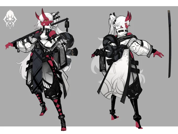 AKUMIsan和ミリ番長コス✍️👀
#akumillust 